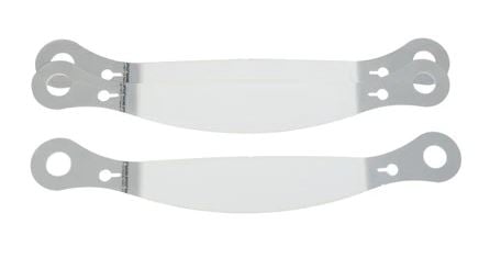 RAC OPT ST5 LRG TAB 2MM CLR PS - Films prédécoupés laminés avec joint périmétrique de 2 mil XStack™ 10 (transparent) - Stilo ST5 Large Tab