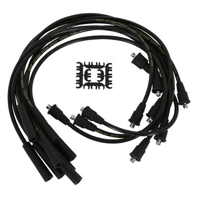 ACCEL Spark Plug Wires - 8mm SUPER STOCK SPIRAL CUST BK