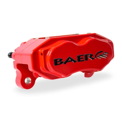 Baer Brakes 13" SS4 Rear Brake Kit, Fire Red, Slot/Zinc
