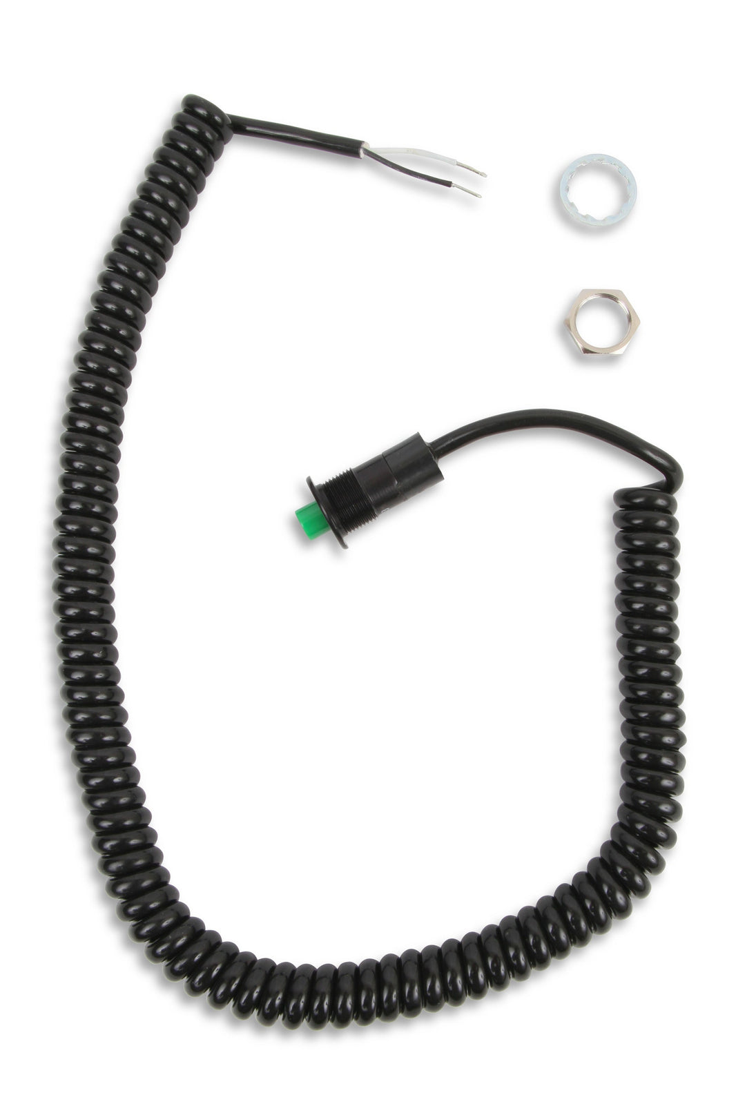 B&M Momentary Switch - Green Button - Photo - Primary Front
