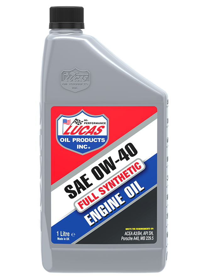 Lucas Oil Synthetic 0W-40 Engine Oil