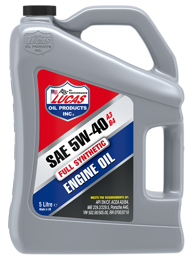 Lucas Oil Synthetic 5W-40 A3/B4 Engine Oil