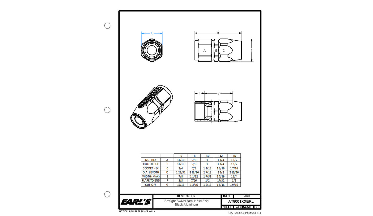 Earl's AT800116ERL primary image
