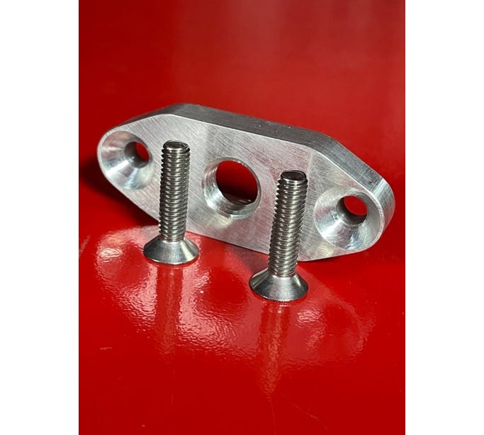 Rps LS Engine Oil Feed Flange 1/4" Port;