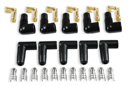 Jeu de câbles d'allumage - Âme en cuivre Super Stock 8 mm - Cosses à 90° - Bleu