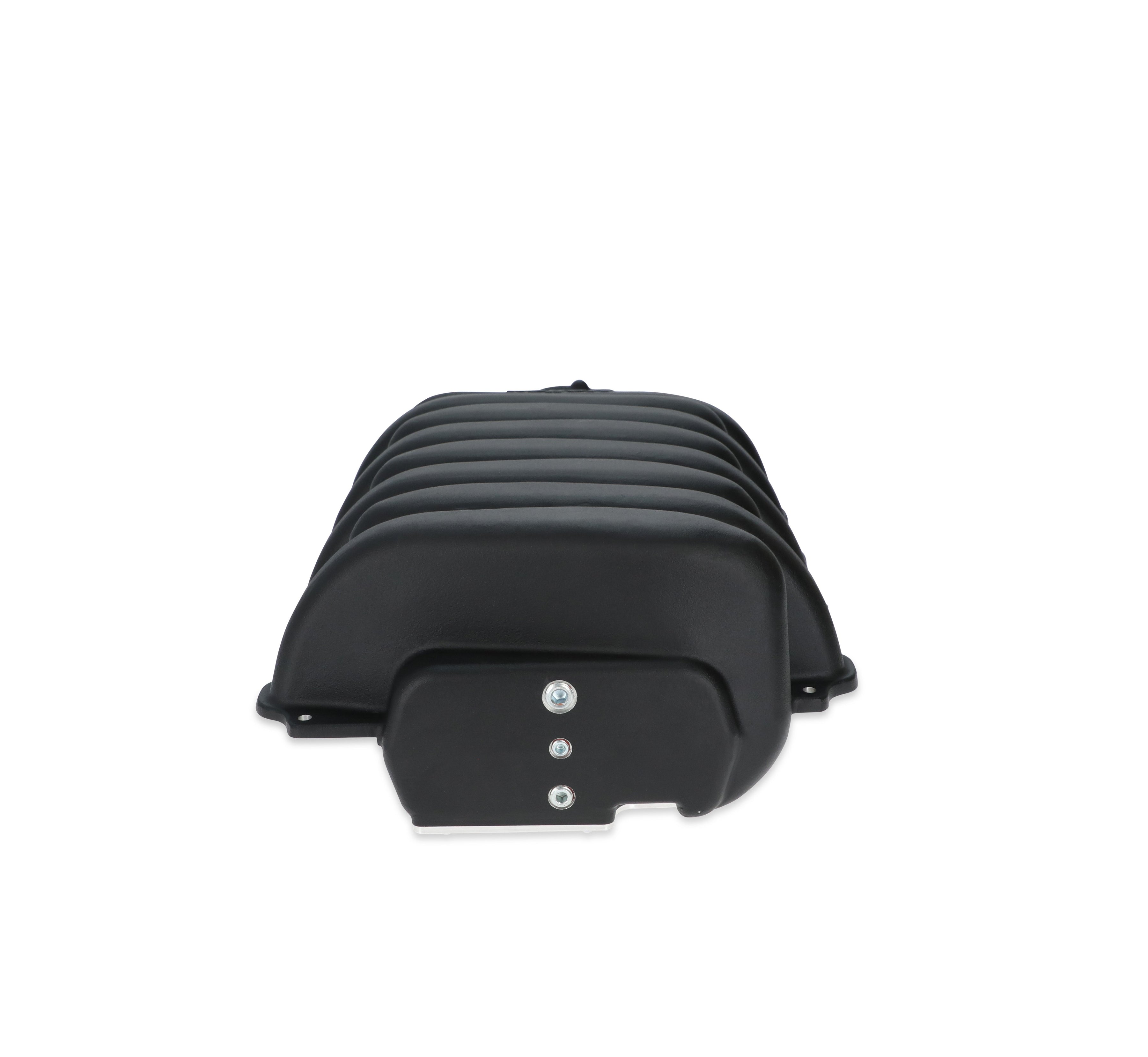 Holley Low-Profile Intake Manifold - Godzilla - Black Powdercoat - Photo - out of package Left
