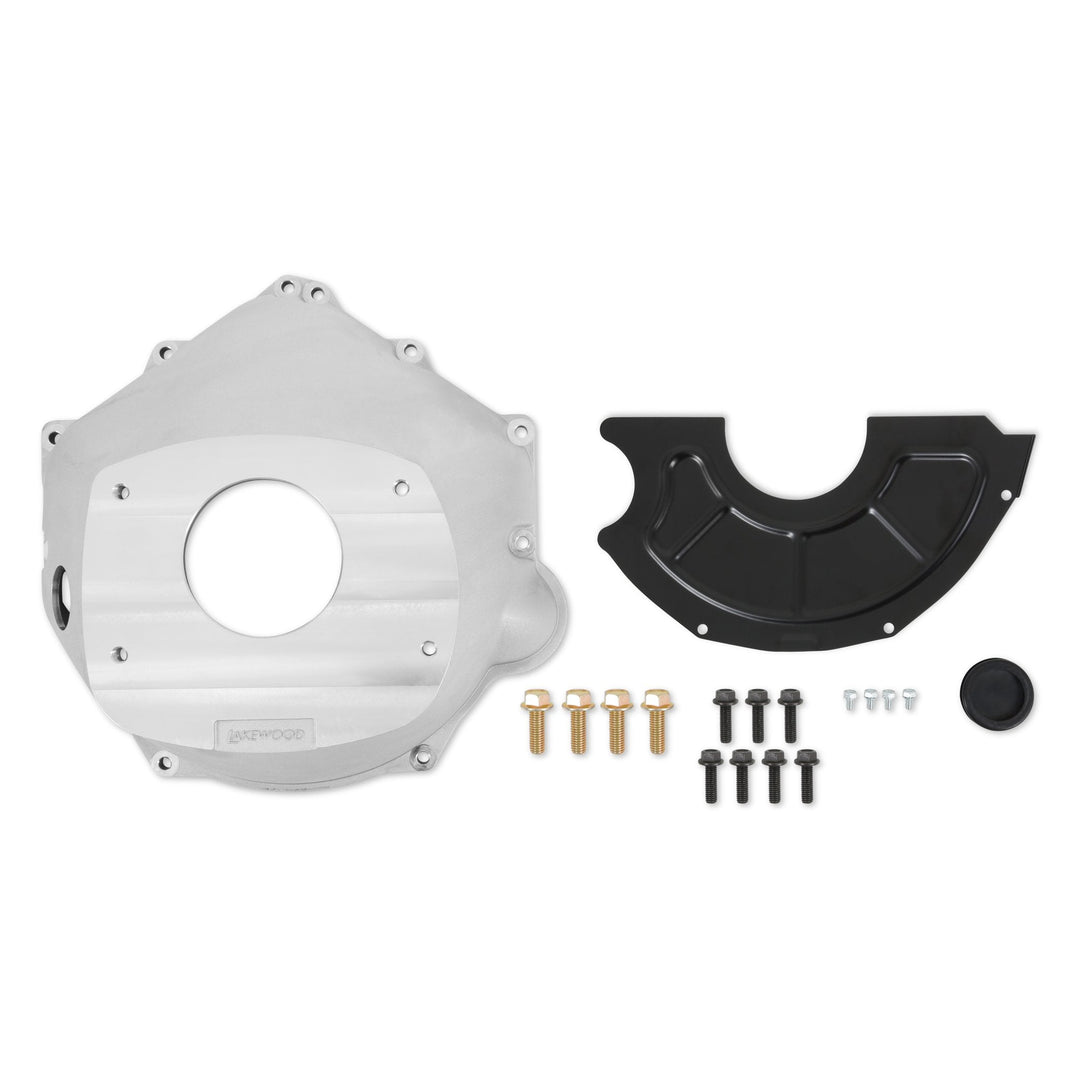 ALUM BELLHOUSING SBC/BBC TKX/TKO - Lakewood Bellhousing Kit - Chevrolet LS, Gen V LT, Small & Big Block Engines