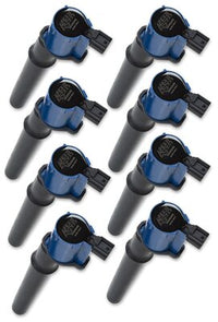 ACCEL Ignition Coil - SuperCoil - Ford 4 valve modular engine 4.6/5.4L, Blue - 8 Pack
