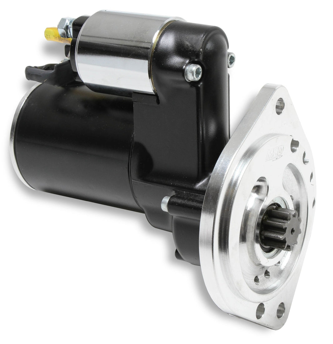 MSD DynaForce Starter - High Torque - Black - 3/4" Depth Ring Gear - Photo - Primary Front