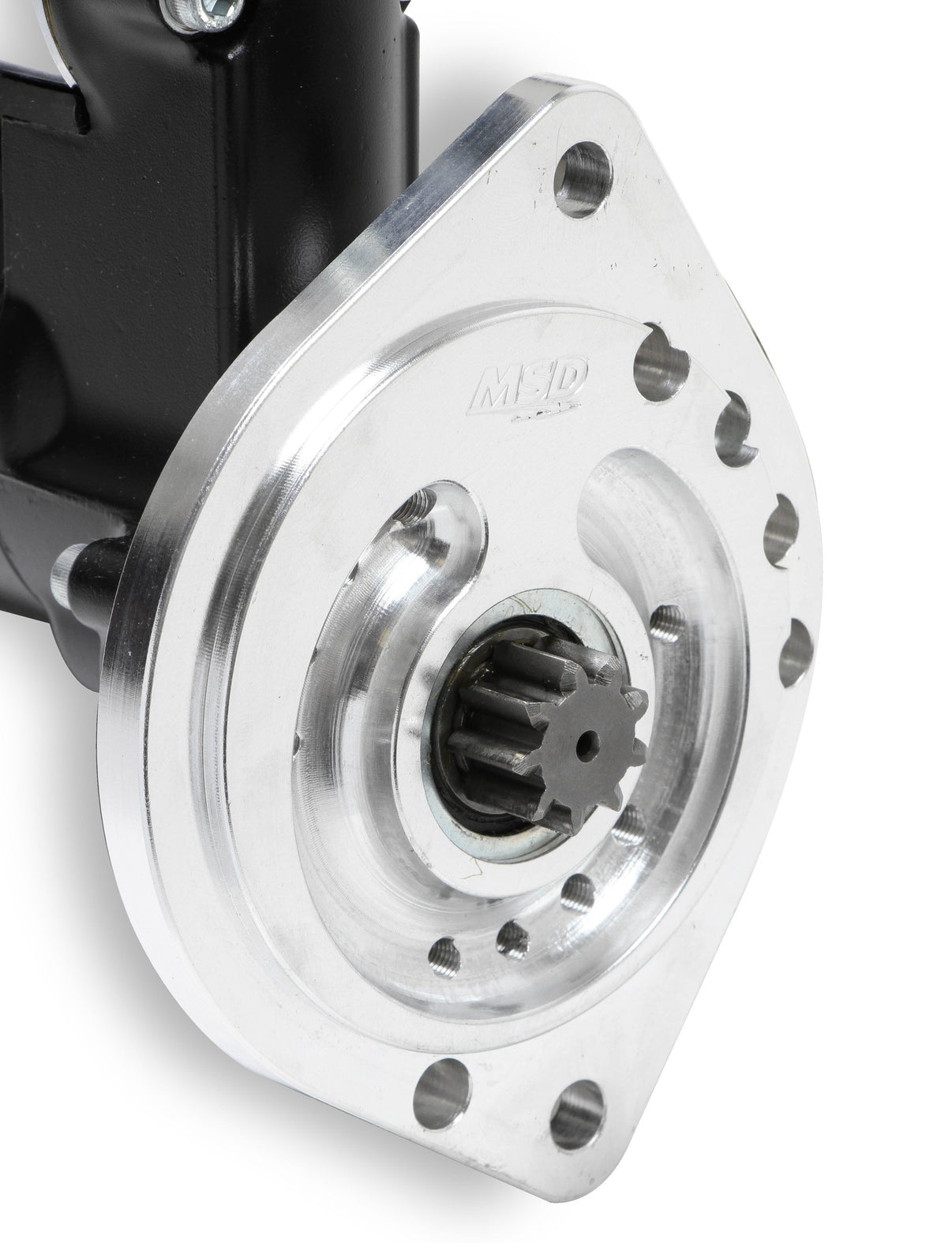 MSD DynaForce Starter - High Torque - Black - 3/4" Depth Ring Gear - Photo - out of package Front