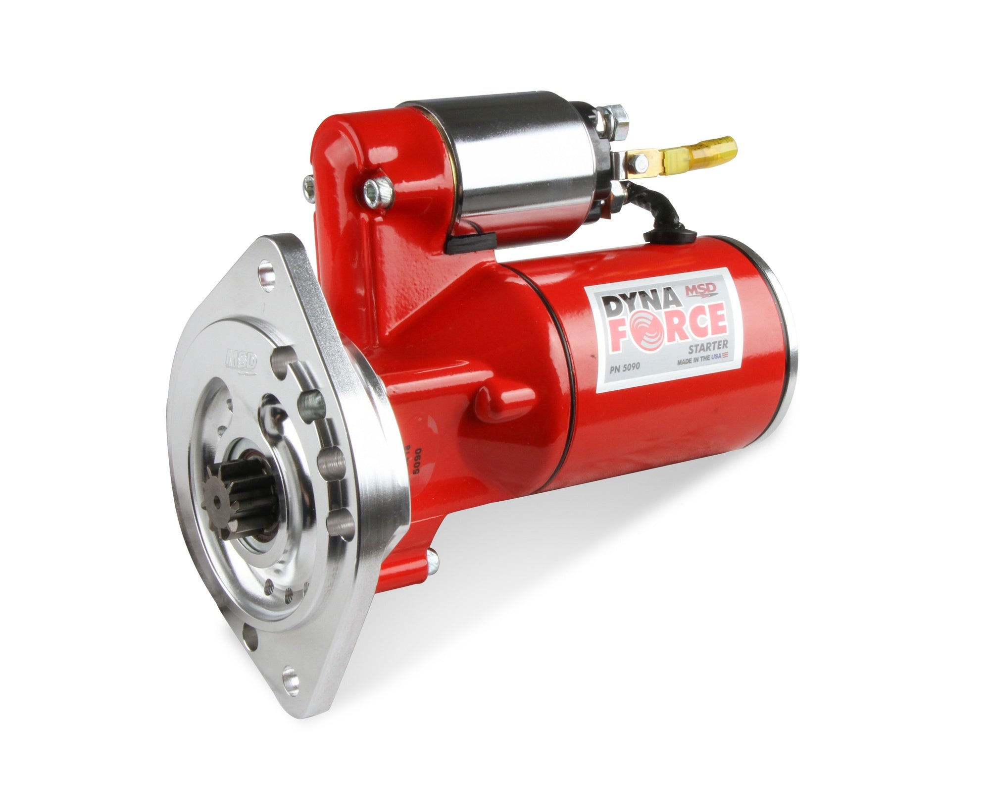 MSD DynaForce Starter - High Torque - Black - 3/4" Depth Ring Gear - Photo - out of package Back