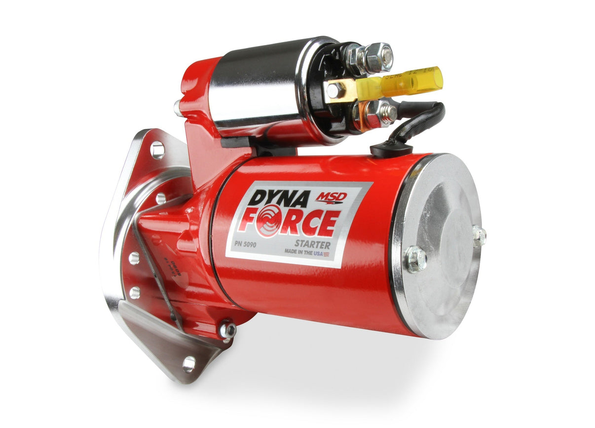MSD DynaForce Starter - High Torque - Black - 3/4" Depth Ring Gear - Photo - out of package Top