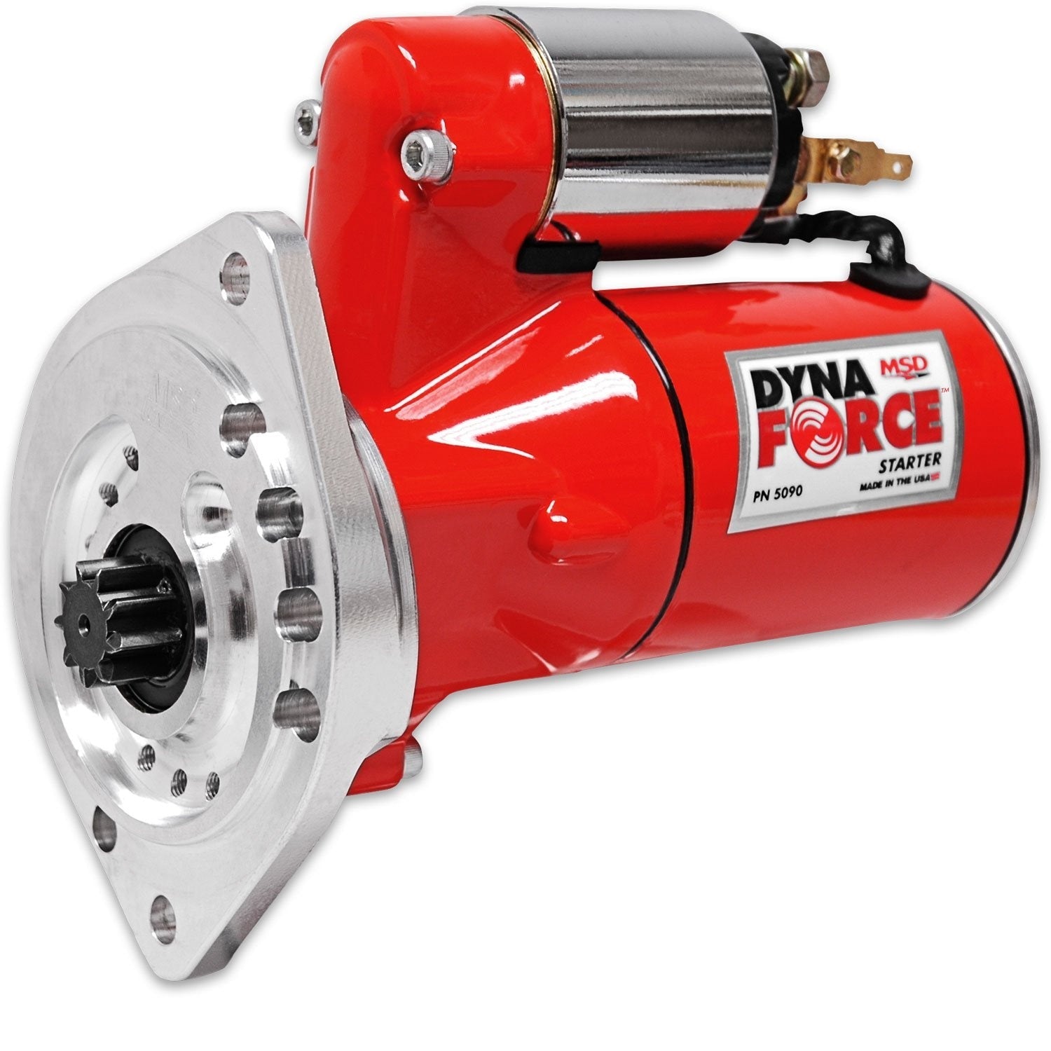 MSD DynaForce Starter - High Torque - Black - 3/4" Depth Ring Gear - Photo - out of package Bottom
