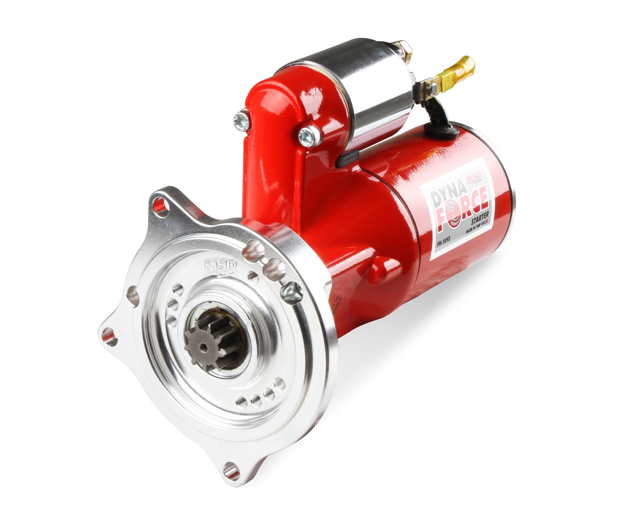 MSD DynaForce Starter - High Torque - Red - Photo - out of package Left