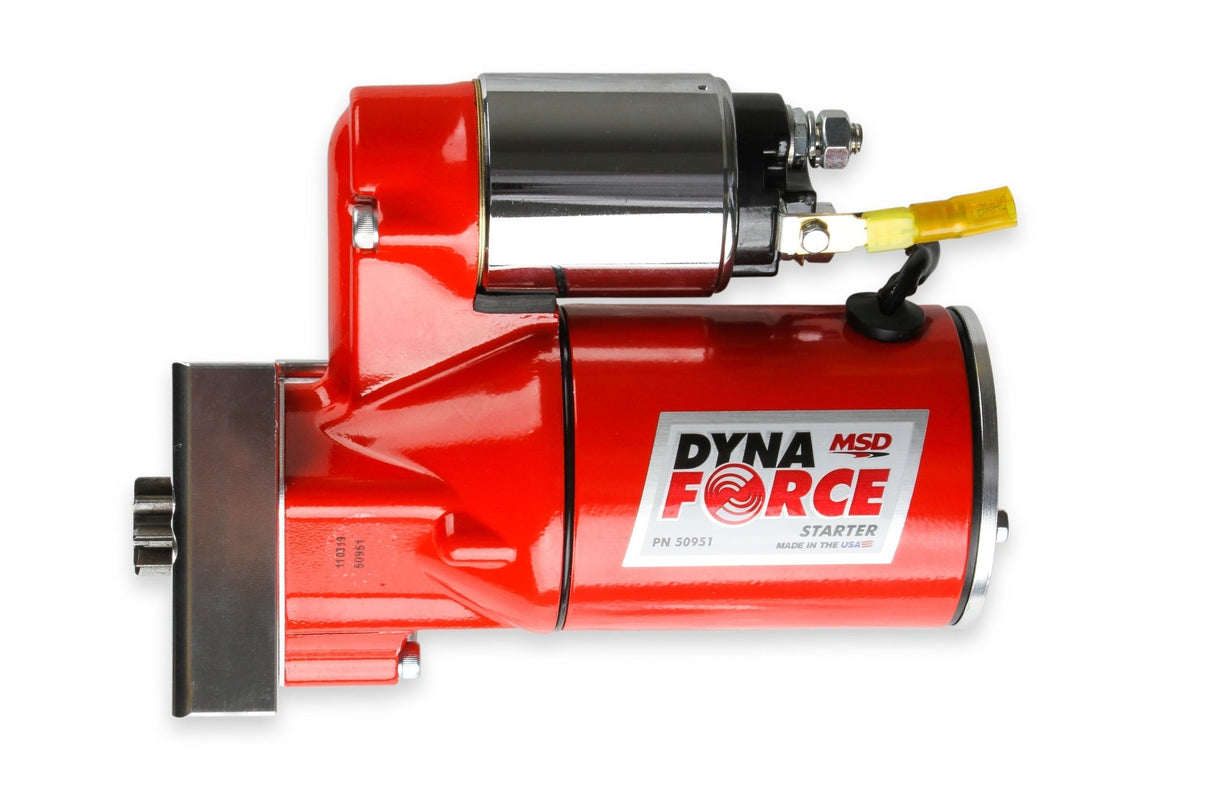 MSD DynaForce Starter - High Torque - Red - Photo - out of package Back