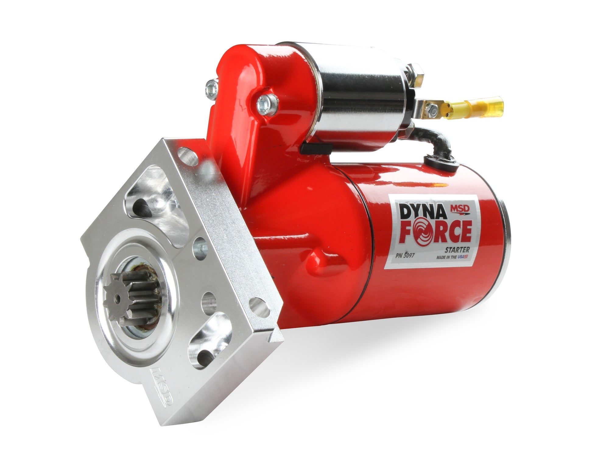 MSD DynaForce Starter - High Torque - Red - Photo - out of package Side