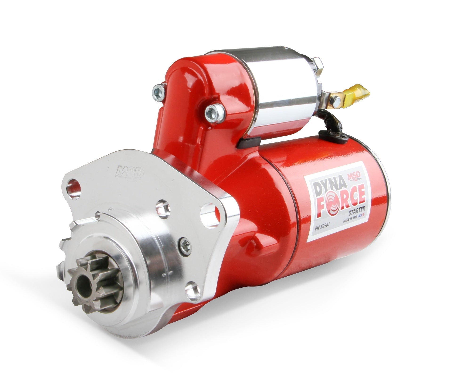 MSD DynaForce Starter - High Torque - Red - Photo - out of package Front