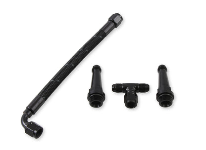 SNIPER/ TERM STEALTH BREIDED CROSSOVER - Kit de crossover de carburant tressé Sniper EFI Stealth 4150