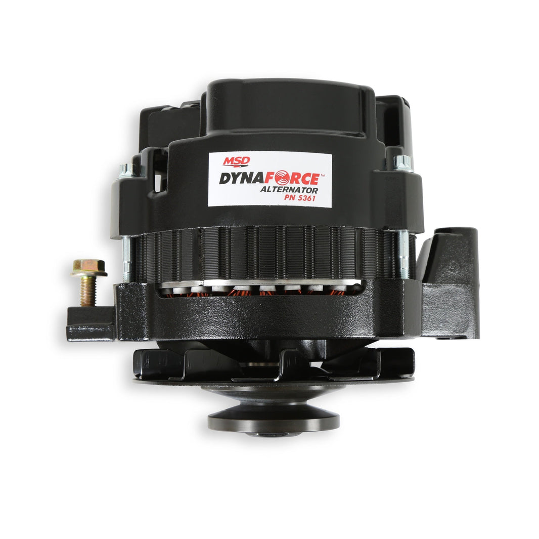 MSD DynaForce Alternator - 160 AMP - Black - Photo - Primary Front