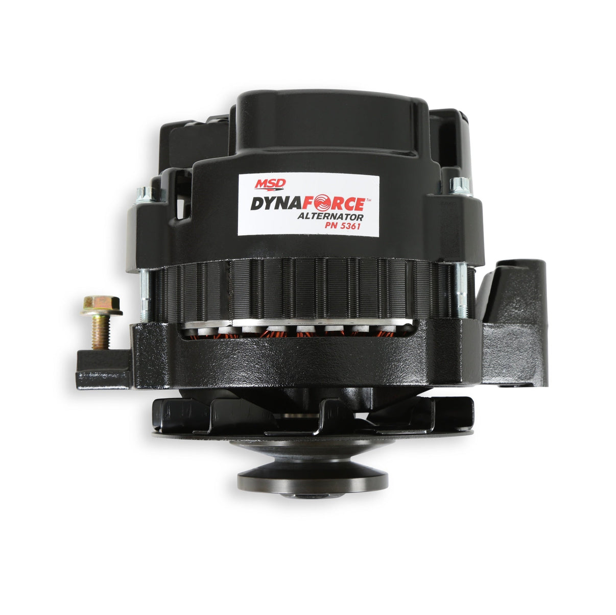 MSD DynaForce Alternator - 160 AMP - Black - Photo - Primary Front