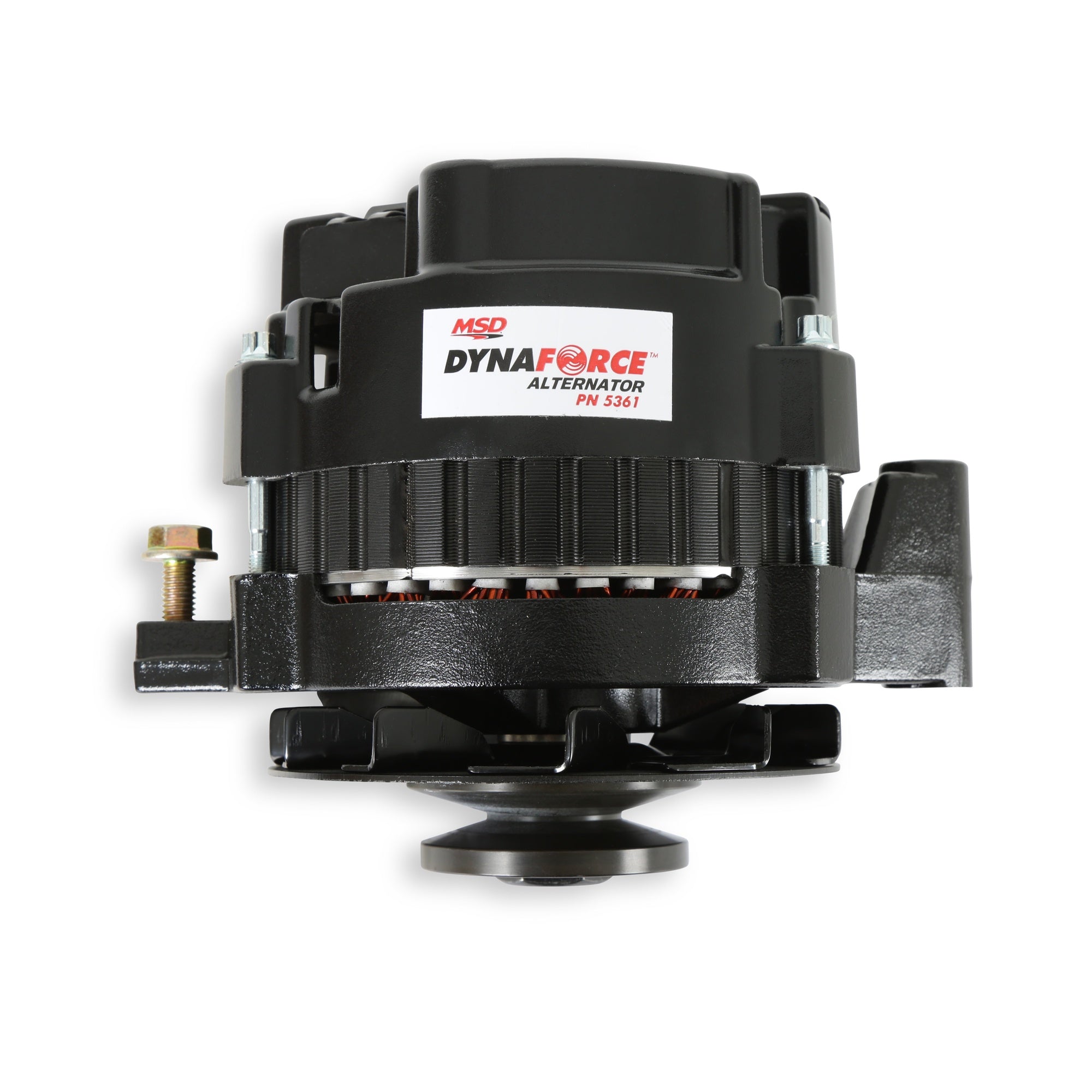 MSD DynaForce Alternator - 160 AMP - Black - Photo - Primary Front