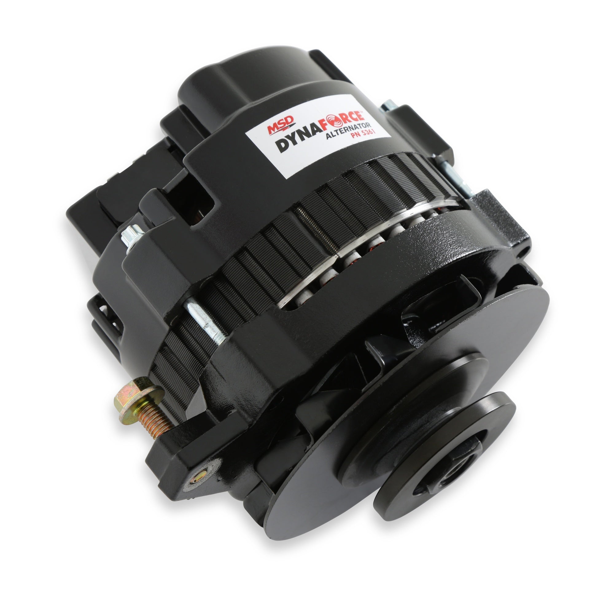 MSD DynaForce Alternator - 160 AMP - Black - Photo - out of package Left
