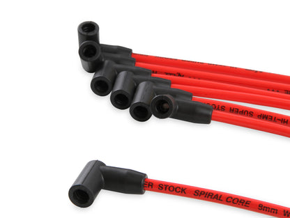 Jeu de câbles d'allumage - Super Stock à âme spiralée 8 mm - Jeep L6 - Rouge