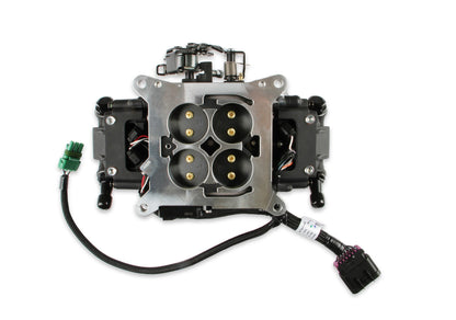 TERMX STEALTH 4150 8INJ SORT - Holley EFI Terminator X Stealth 4150 Gasspjæld - Sort