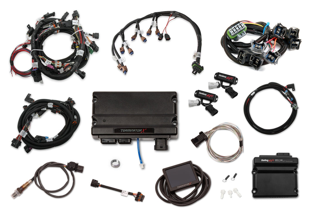 TERMINATOR X MPFI, 15.5-17 COYOTE VCT EV1 - Holley EFI Terminator X - Ford Coyote 2015.5-2017 avec Ti-VCT