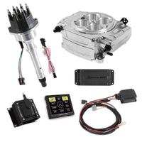 SNIPER 2 3.5" PDM KIT, POLISHED, SBC IGN - Sniper 2 EFI Bundle with HyperSpark Ignition System