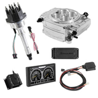 SNIPER 2 5" PDM KIT, POLISHED, SBC IGN - Sniper 2 EFI Bundle with HyperSpark Ignition System