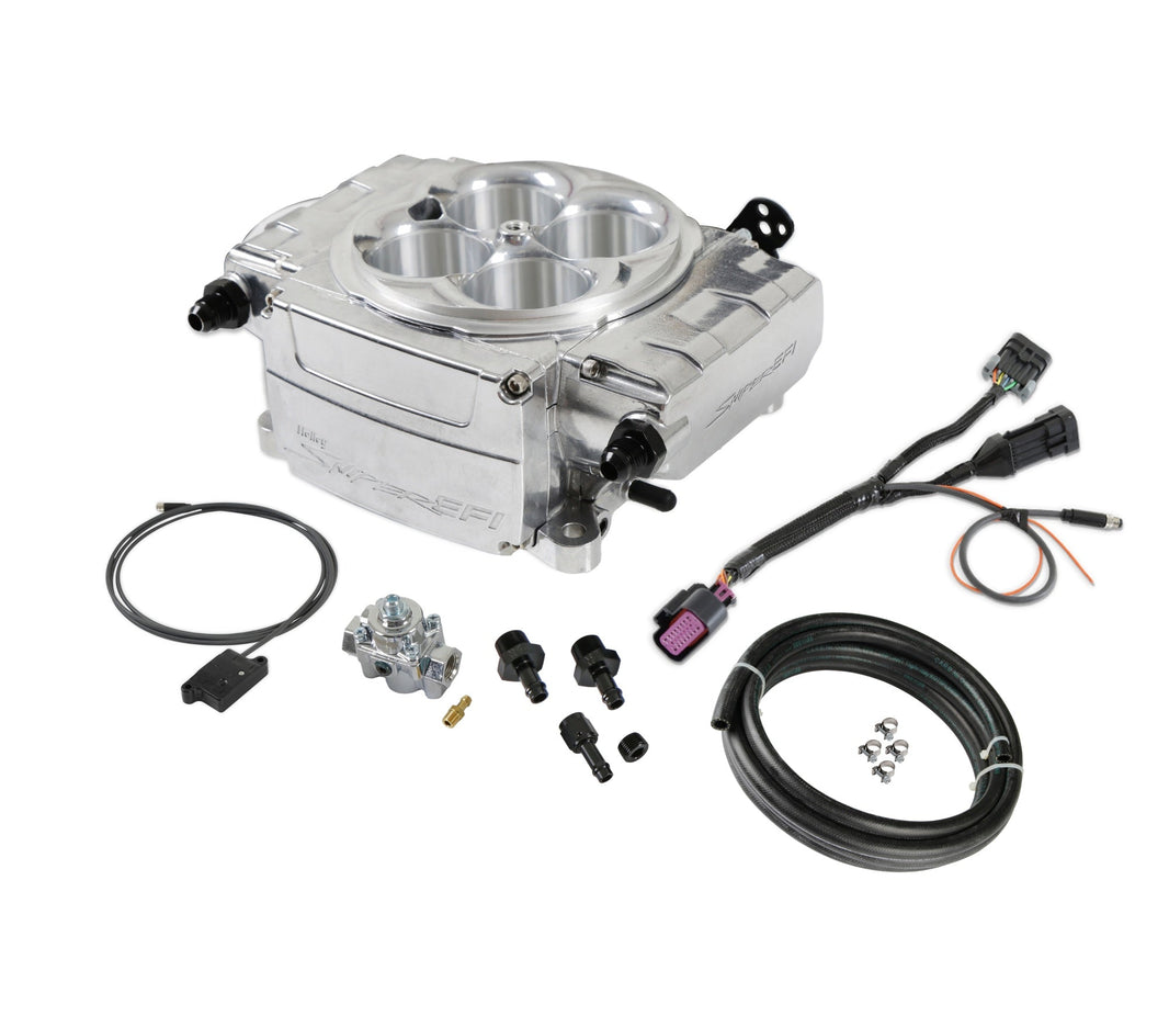 SNIPER 2 UPGRADE BLE W/REG, POLISHED - Holley Sniper 2 EFI Upgrade Bluetooth Module Kit w/ Regulator - Polished