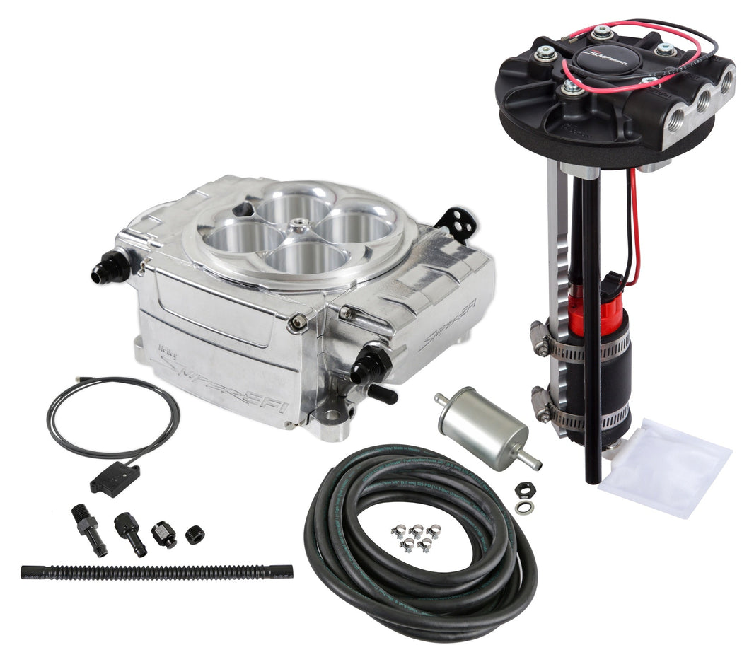 SNIPER 2 BLE RETURN KIT, POLISHED - Holley Sniper 2 EFI - Polished