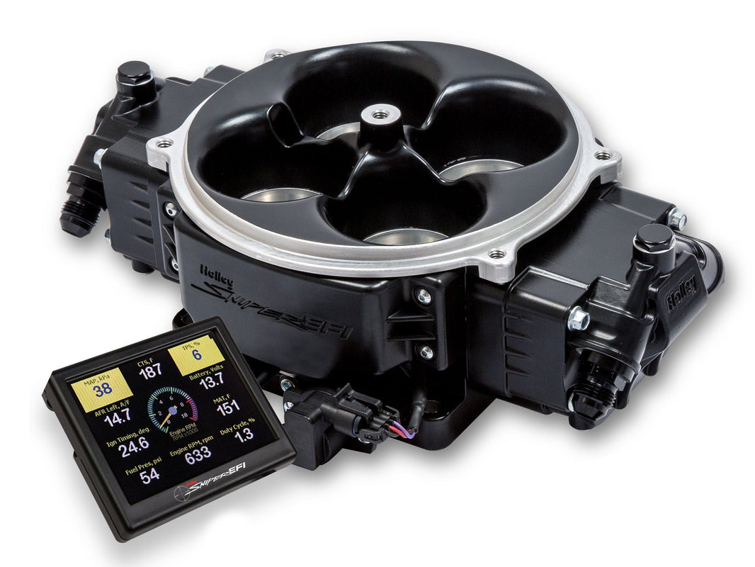 SNIPER STEALTH 4500 8-INJ, SORT - Holley Sniper EFI Stealth 4500 - Sort