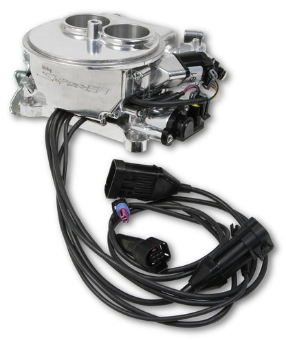 SNIPER 2300 MASTER KIT, POLERET - Holley Sniper EFI 2300 Master Kit - Skinnende