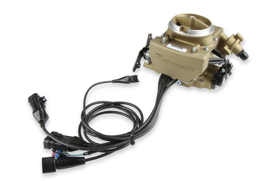 SNIPER 2GC STOR, GULD, MASTERKIT - Holley Sniper EFI 2GC Large Bore Master Kit - Klassisk Guld