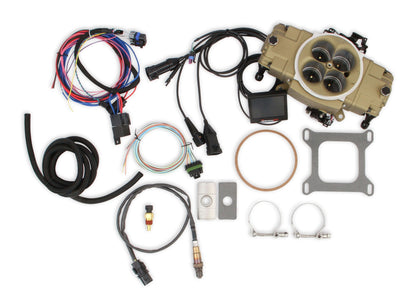 SNIPER STEALTH 4150 MASTER KIT, GOLD - Holley Sniper Stealth 4150 Master Kit - Classic Gold