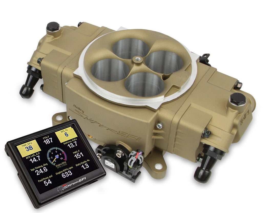 SNIPER STEALTH 4150 - OR - Holley Sniper Stealth 4150 - Or classique