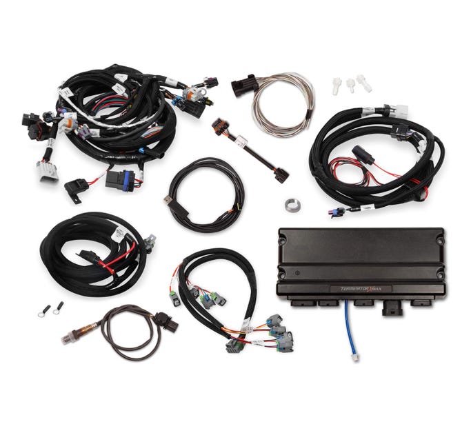 Terminator X Max 58X/4X Ev6 LS Mpfi Kit with Transmission Control - Without 3.5" Handheld