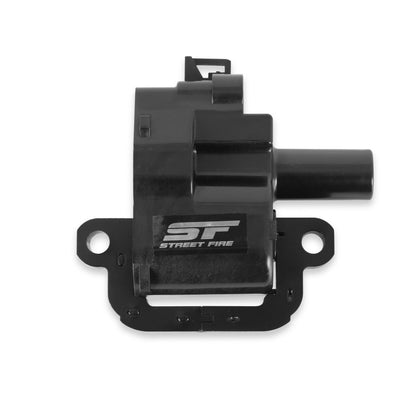 Street Fire Ignition Coils 1998-2006 GM LS1/LS6 engines, Black, 8-Pack - Photo - Close Up Top