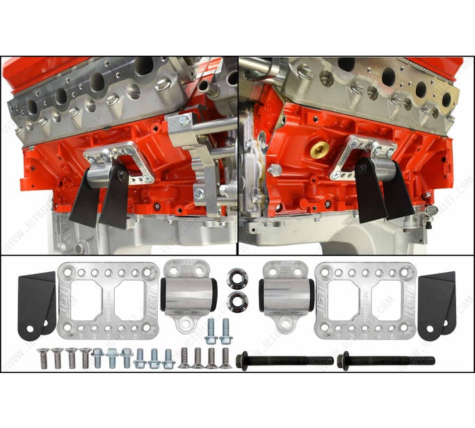 ICT Billet LS Swap Universal Builder Motor Mount Kit - 551028-LS01