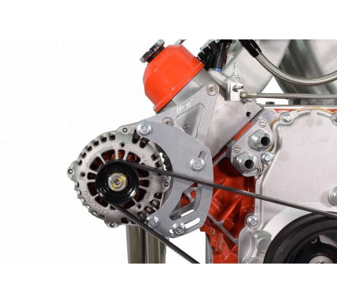 LS Truck Hd Alternator Only Passenger Side Bracket Electric or Remote Water Pump