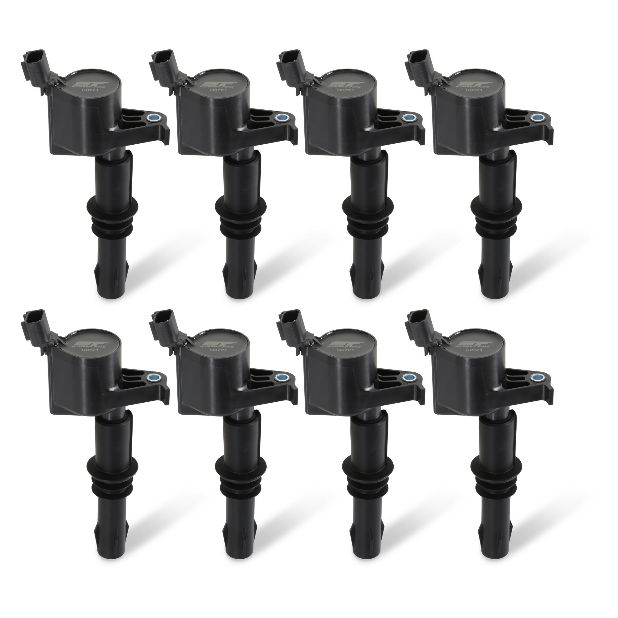 Street Fire Ignition Coils - 2004-2008 Ford 4.6L/5.4L Modular 3-valve - 8-Pack - Photo - Primary Front