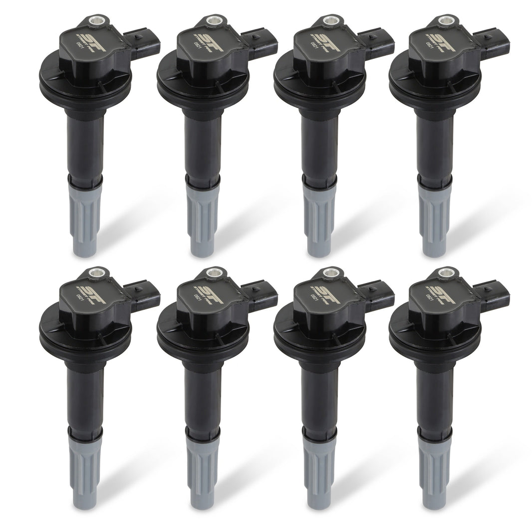 Coils,SF,Ford 5.0L 4-Valve 11-16, 8-Pack - Street Fire Ignition Coils 2011-2016 Ford 5.0L 4-valve engines, Black, 8-Pack