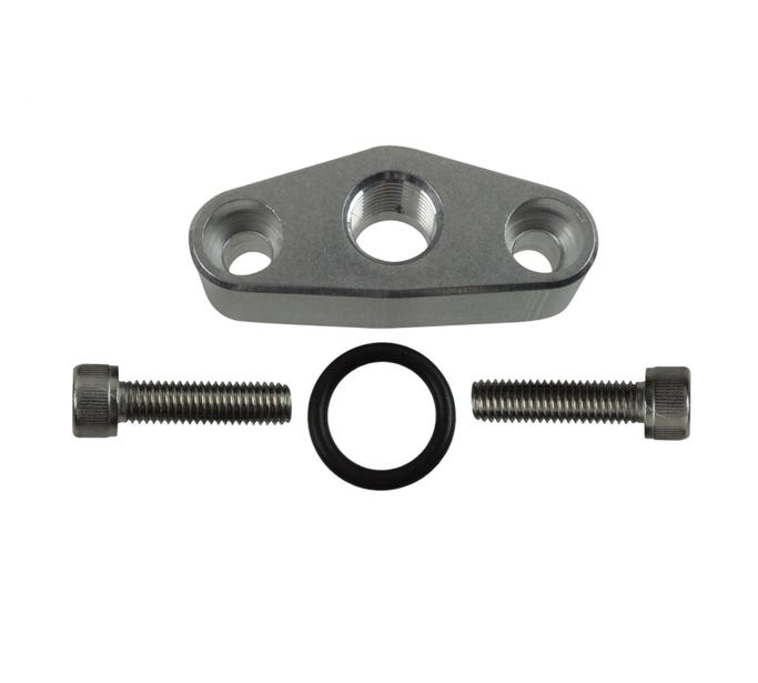 ICT Billet Oil Pressure Sensor Adapter Port - for GEN IV LS Valley Pan - M16-1.5 Sending Unit 551623