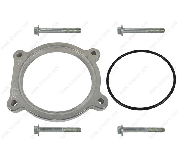 ICT Billet LS3 Throttle Body Spacer - 1/2" Adapter - 551757-5