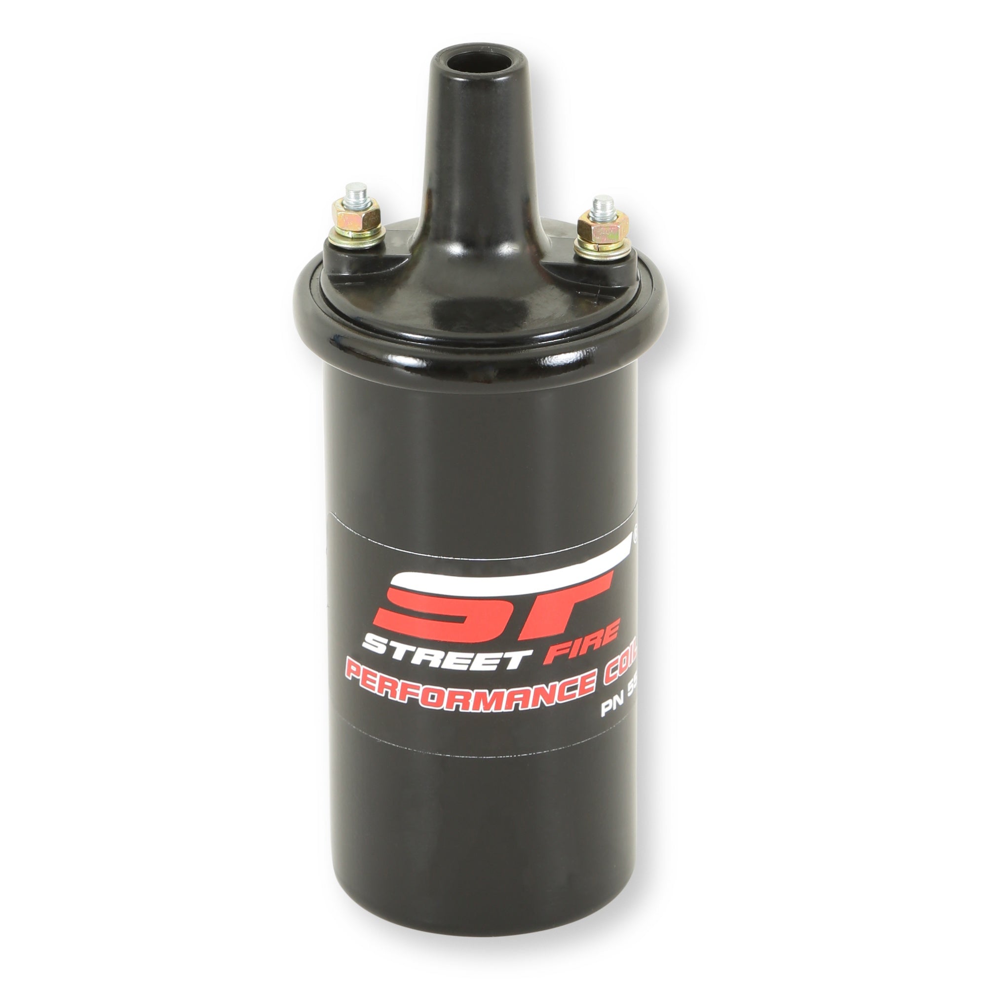 Street Fire High Performance Ignition Coil, Canister style, Black - Photo - Primary Front