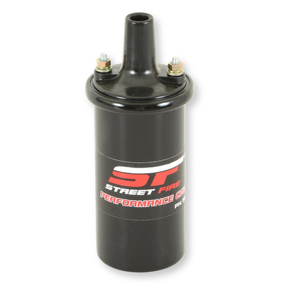 Street Fire High Performance Ignition Coil, Canister style, Black - Photo - Primary Front