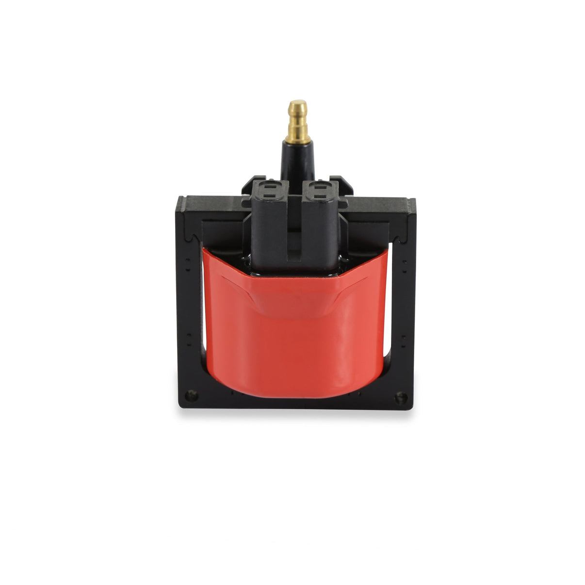 Street Fire Igntiion Coil Dual Connector, Red, GM HEI distributors - Photo - Close Up Back