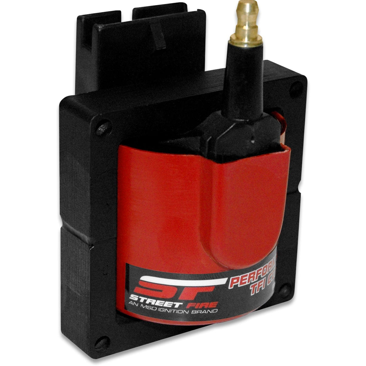 Street Fire Ignition Coil, Red, 1983-1997 Ford TFI style, Individual - Photo - Primary Front